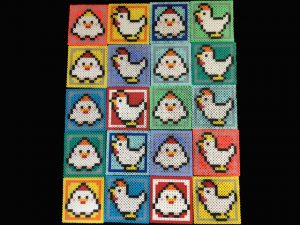 コースター鶏20種